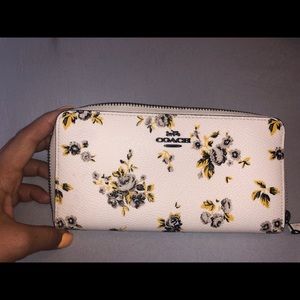 Floral Coach wallet